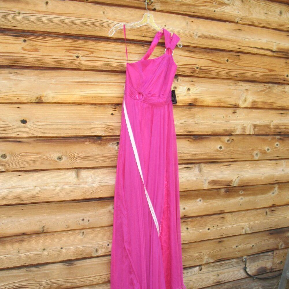 MAC DUGGAL 55820 Strappy One Shoulder A Line Gown - Picture 6 of 14